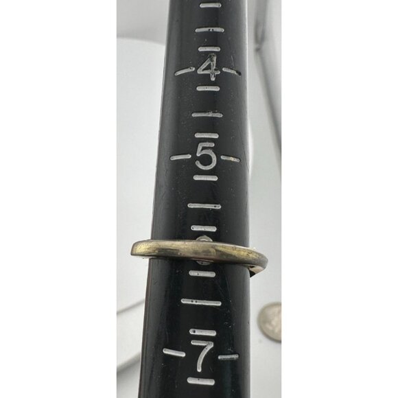 Women's Beautiful Gold Tone Red Rose Flower Ring - Picture 14 of 15